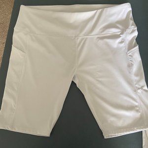 White Biker Shorts